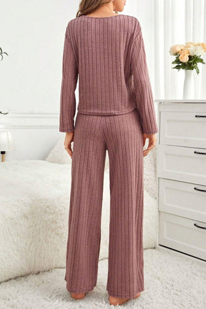 Trendusfashion Gül Kurusu Pamuklu Pijama Takımı 7099