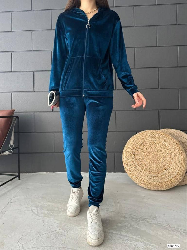 Trendusfashion Kadife Eşofman Takımı