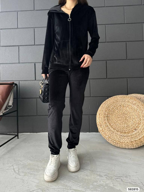 Trendusfashion Kadife Eşofman Takımı