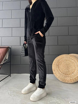 Trendusfashion Kadife Eşofman Takımı
