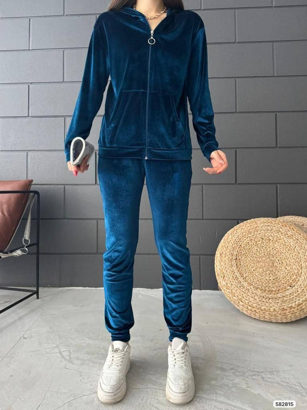 Trendusfashion Kadife Eşofman Takımı