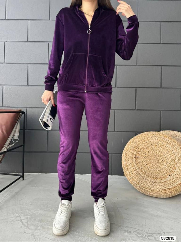 Trendusfashion Kadife Eşofman Takımı