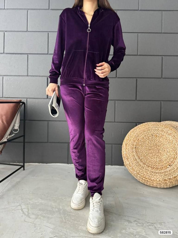 Trendusfashion Kadife Eşofman Takımı