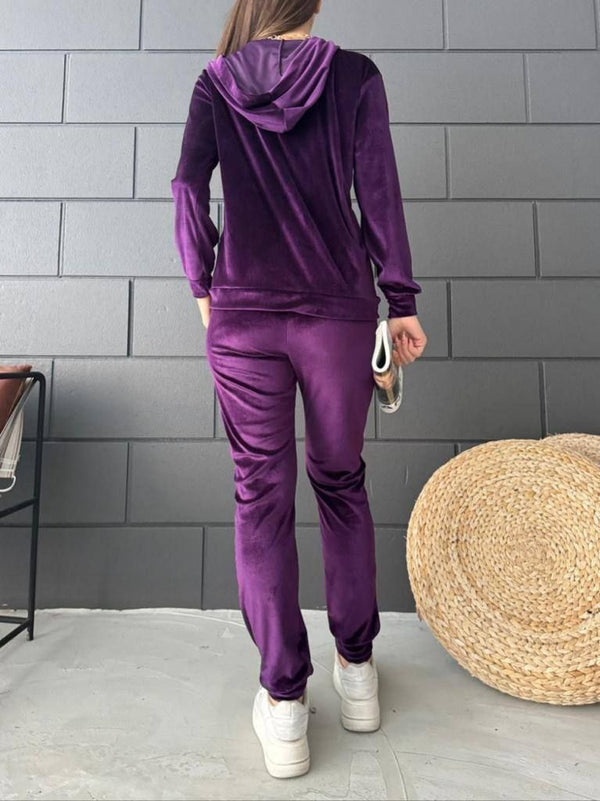 Trendusfashion Kadife Eşofman Takımı
