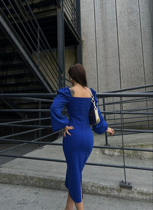 Trendusfashion Kadın Uzun Kollu Kalem Elbise - Şık Tasarım